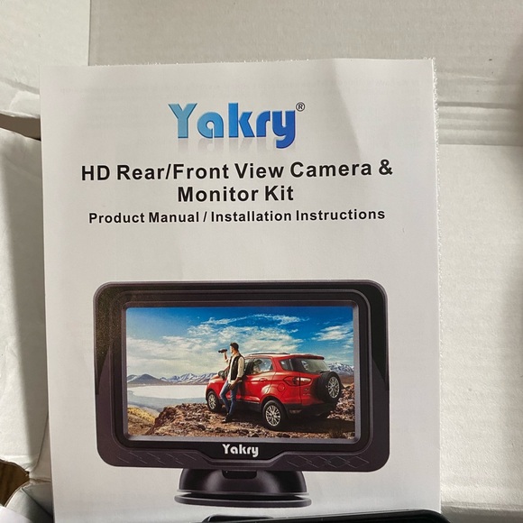 Car Backup Camera Plug Play Color Night Vision Rear View HD 1080P 4.3'' screen - Picture 3 of 5